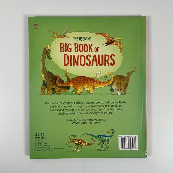 🍋 4/$20  The Usborne Big Book of Dinosaurs | Kids Books Childrens Books - Picture 6 of 7